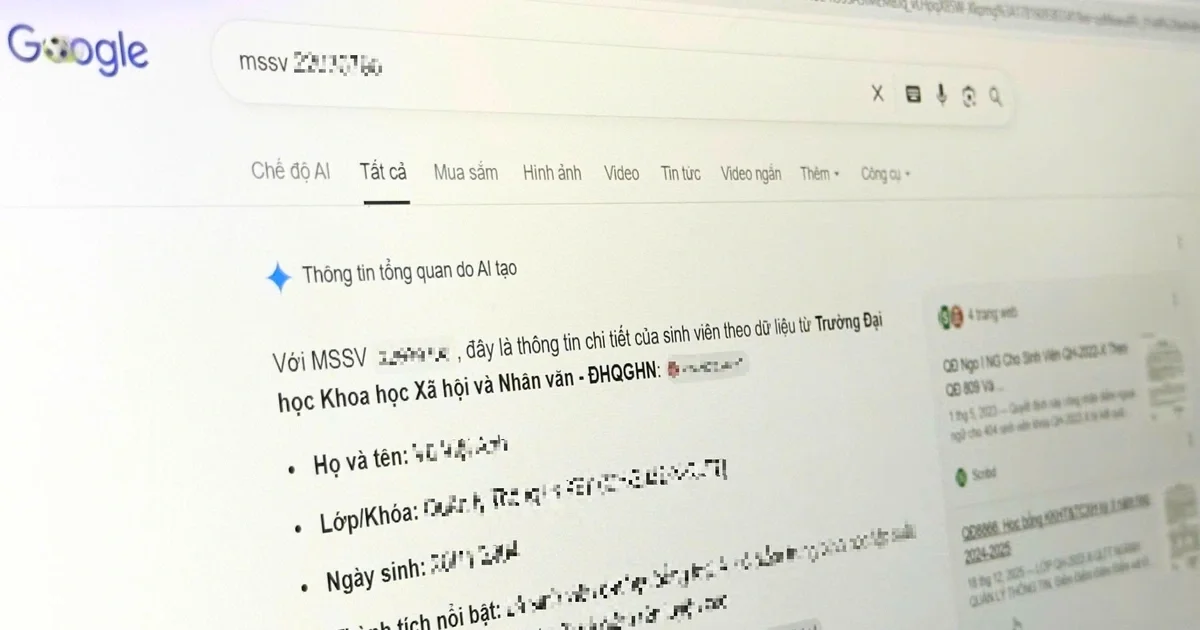 Chuyên gia phân tích lý do thông tin cá nhân bị lộ qua mã số sinh viên