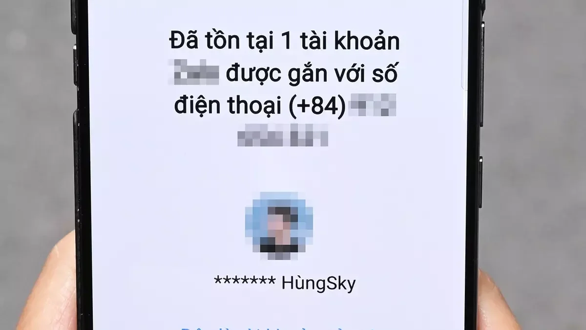 Zalo kiểm tra lại các tài khoản liên kết với số điện thoại thu hồi