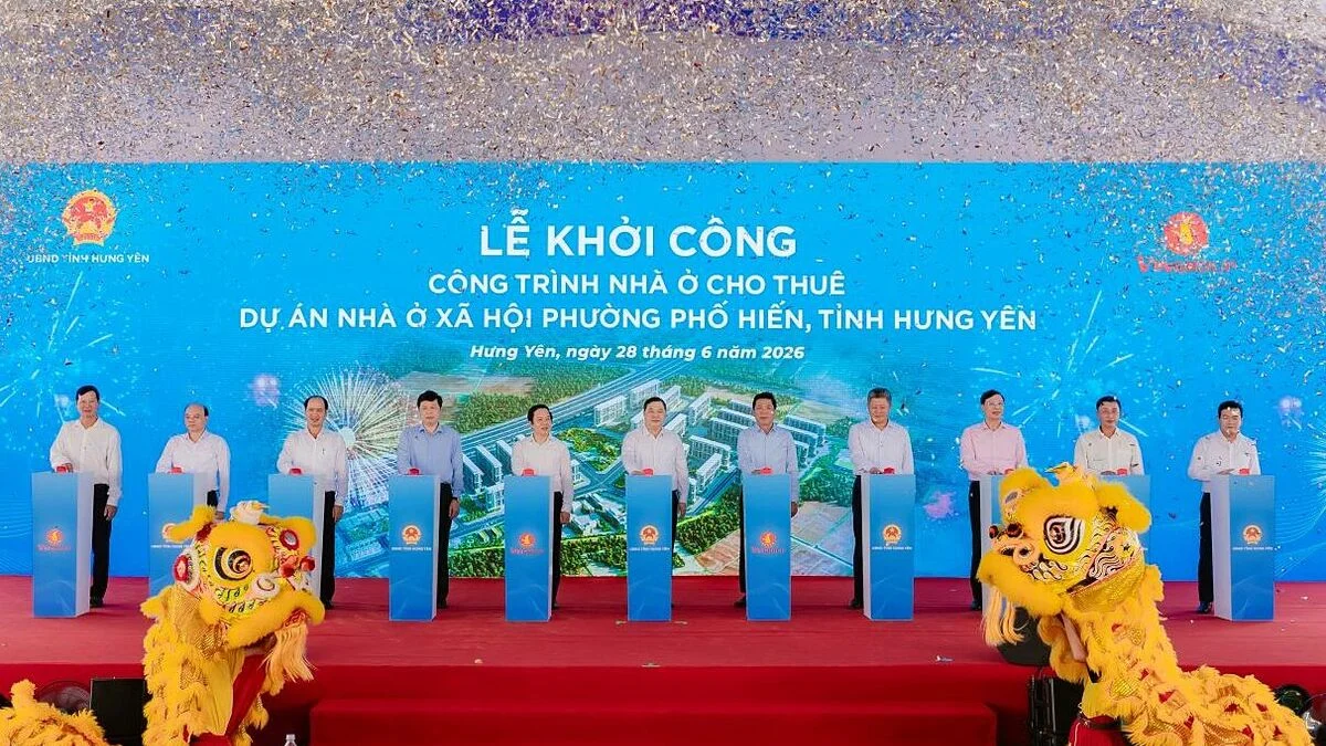 Vingroup động thổ hạng mục nhà ở cho thuê tại Hưng Yên