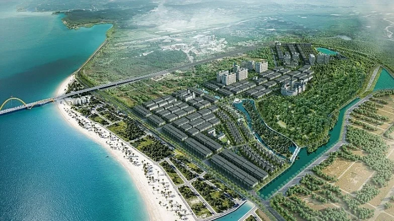 Khu đô thị Noble Palace Ha Long có quy mô trên 97 hecta ở vịnh Cửa Lục