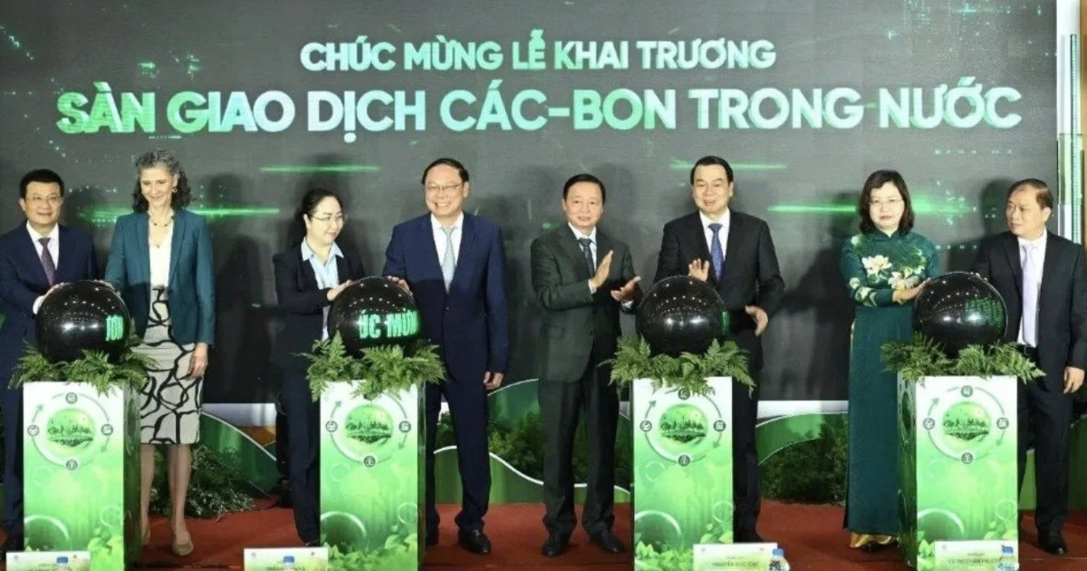 Sàn carbon Việt Nam khai trương phiên đầu: Mức giá giao dịch như thế nào?