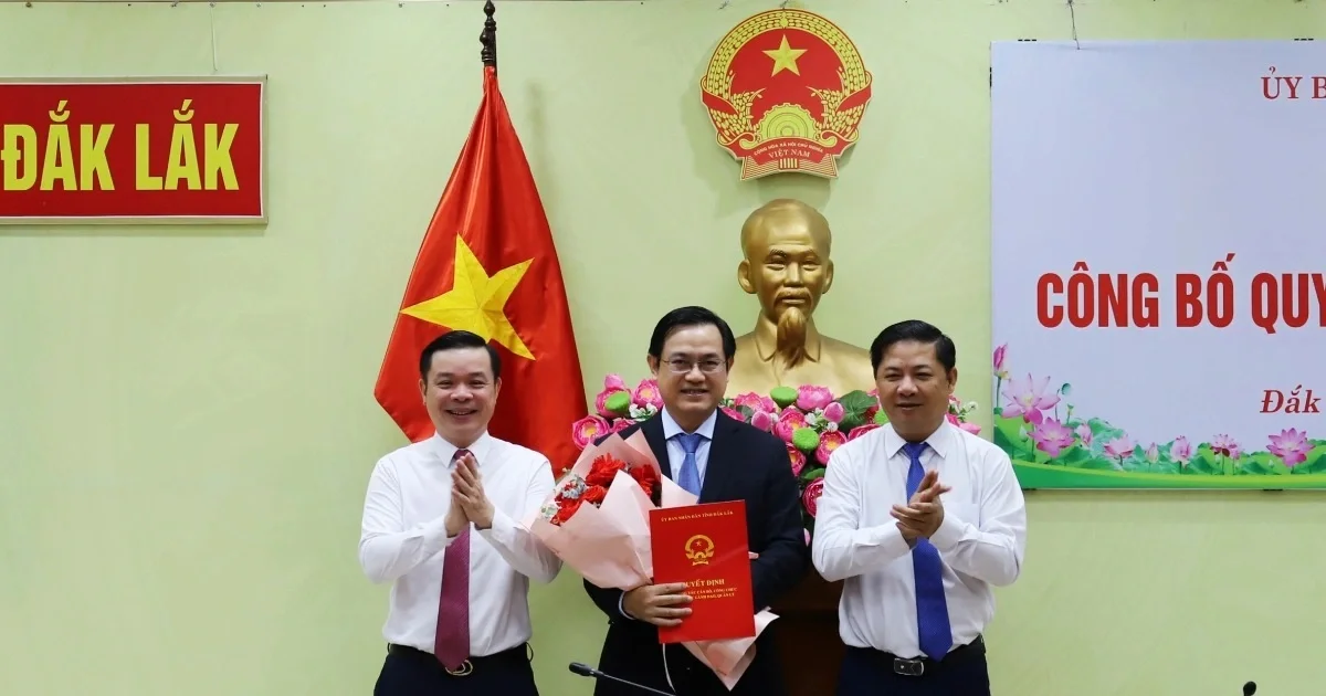 Đắk Lắk bổ nhiệm Giám đốc Sở Xây dựng mới