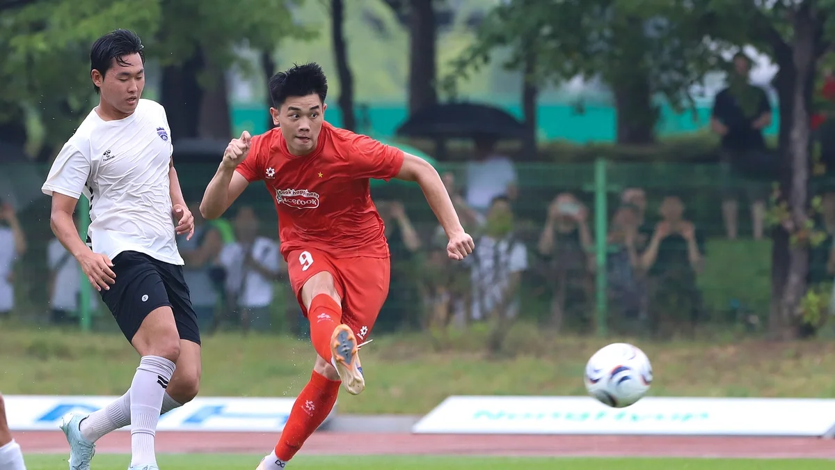 Tuyển Việt Nam đại thắng 6-0 trên đất Hàn Quốc