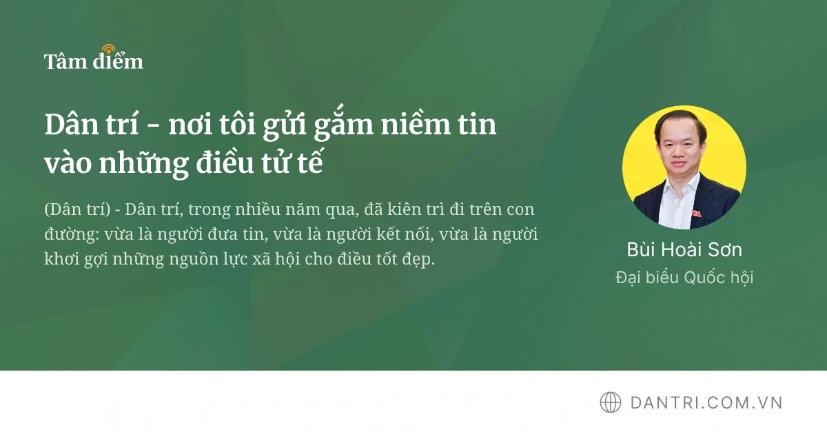 Nơi gửi gắm niềm tin cá nhân vào các giá trị nhân văn cao đẹp