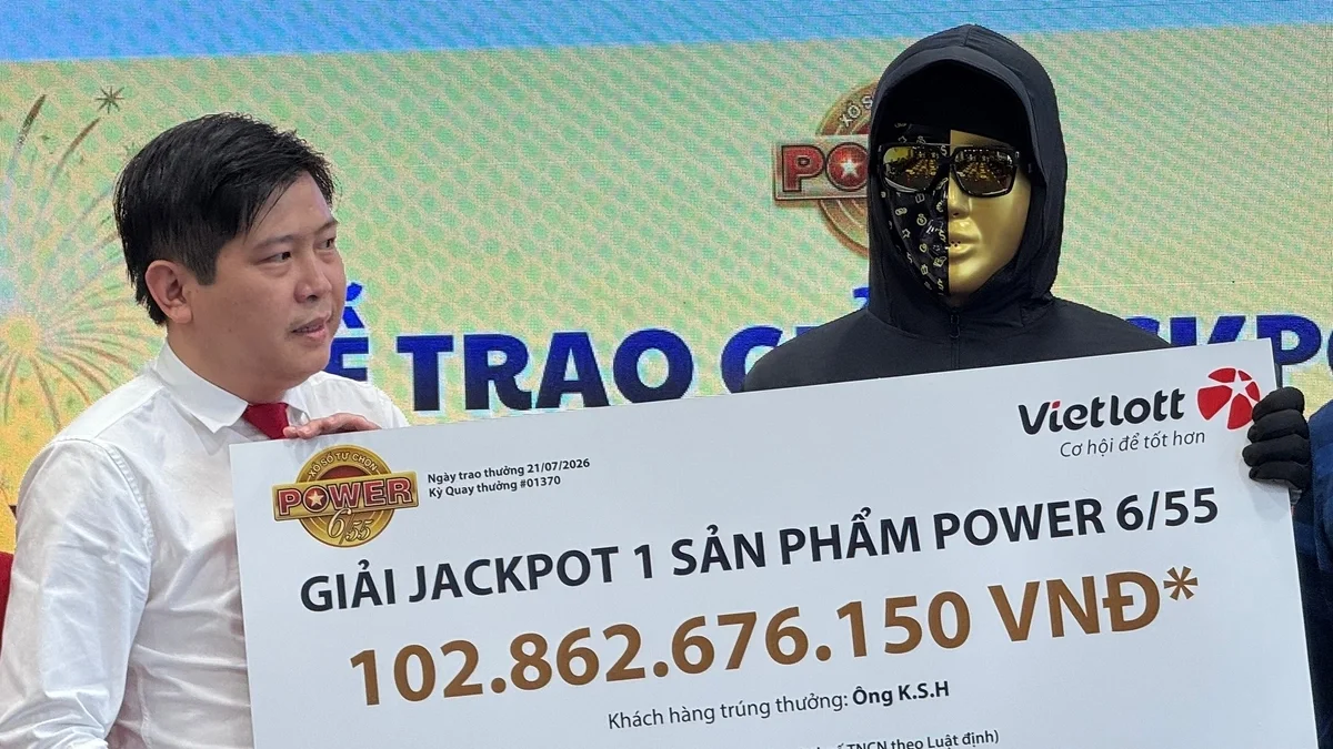 Một chuyên gia từ Hàn Quốc may mắn trúng giải độc đắc vượt 100 tỷ