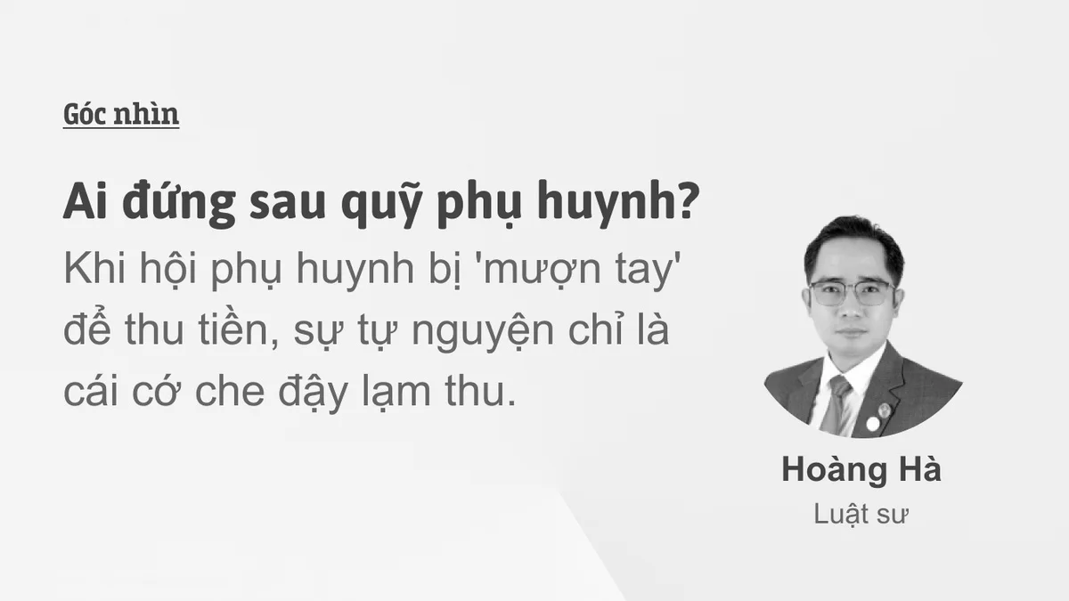 Ban đại diện cha mẹ học sinh hay nơi biến tướng thu phí?